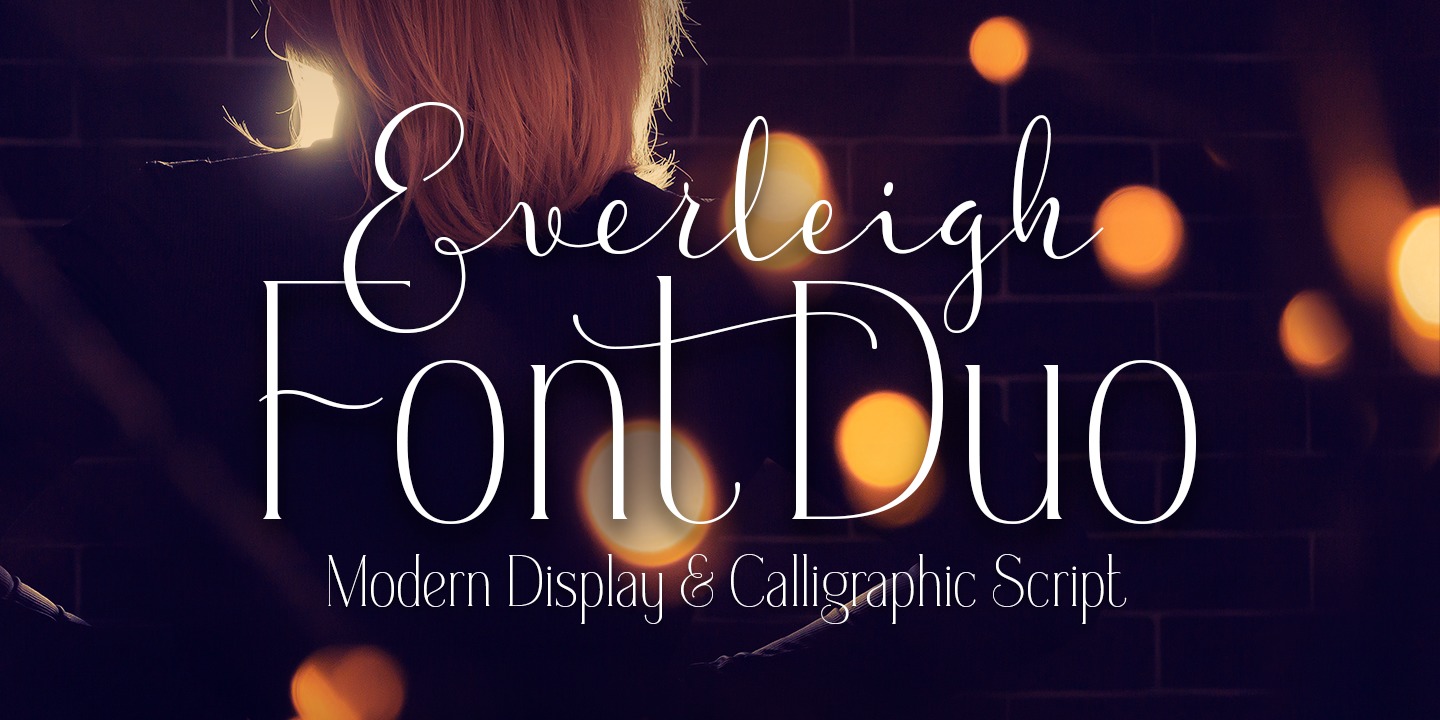 Everleigh Duo Medium Font preview